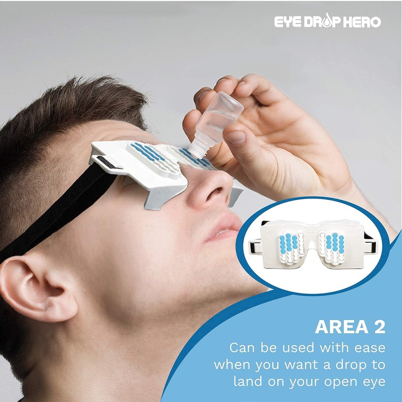 Eye Drop Hero- Eye Drop Guide | Securely Hold and