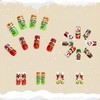 24 Pieces Of Long Full-coverage Christmas Style False Nails, Santa