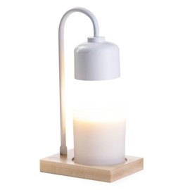 Candle Warmers Etc. Arched Lamp for Top-Down Candle Melting, White