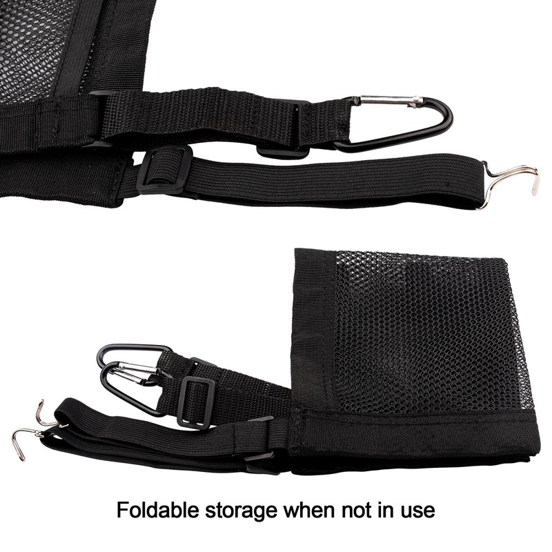 3 Layer Car Mesh Organizer Between Front Seat Backseat Mesh