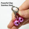 KITTAIL Bells for Dog Collars - 2 Pack Stainless Steel