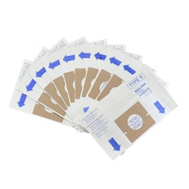 Replacement Bags - Hoover Type S -10 PK Compatible with Hoover Spectrum, Futura, WindTunnel, PowerMax Canister Vacuum Cleaners- Compare to Hoover 4010100S, 43655097, 4010064S, 4010344S, 43655093