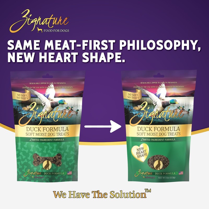 Zignature Duck Soft Moist Treats for Dogs