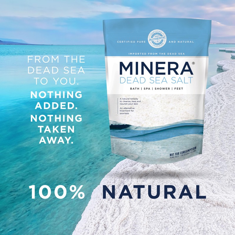 Minera Fine Grain Dead Sea Salt for Bath & Soaking