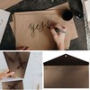 4 Pack Kraft Paper Envelopes with Ribbons, 22 * 10.9