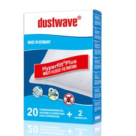 Dustwave® 5 Staubsaugerbeutel für Miele Allergy Control S600 - hocheffizient, mehrlagiges Mikrovlies mit Hygieneverschluss - Made in Germany