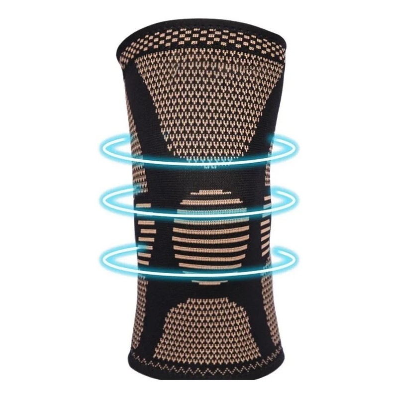 2 Rodilleras Copper Plus Infusion Cobre Compresion Artritis