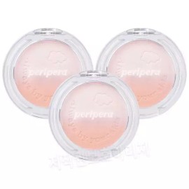 Gita 페리페라 맑게 물든 커스텀 치크 02 발그레한피치 3개 Peripera Clear Color Custom Cheek 02 Blushing Peach (Set of 3) [Basic]