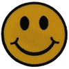 Patch, Embroidered Patch (Iron-On or Sew-On), Smile Face Patch, 3"