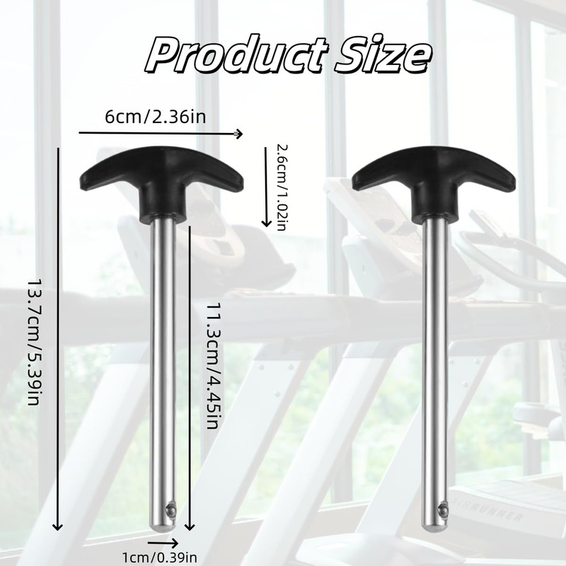 YANCONGLIDEYAN 2Pcs Weight Stack Pin Gym Pin Heavy Duty Replacement