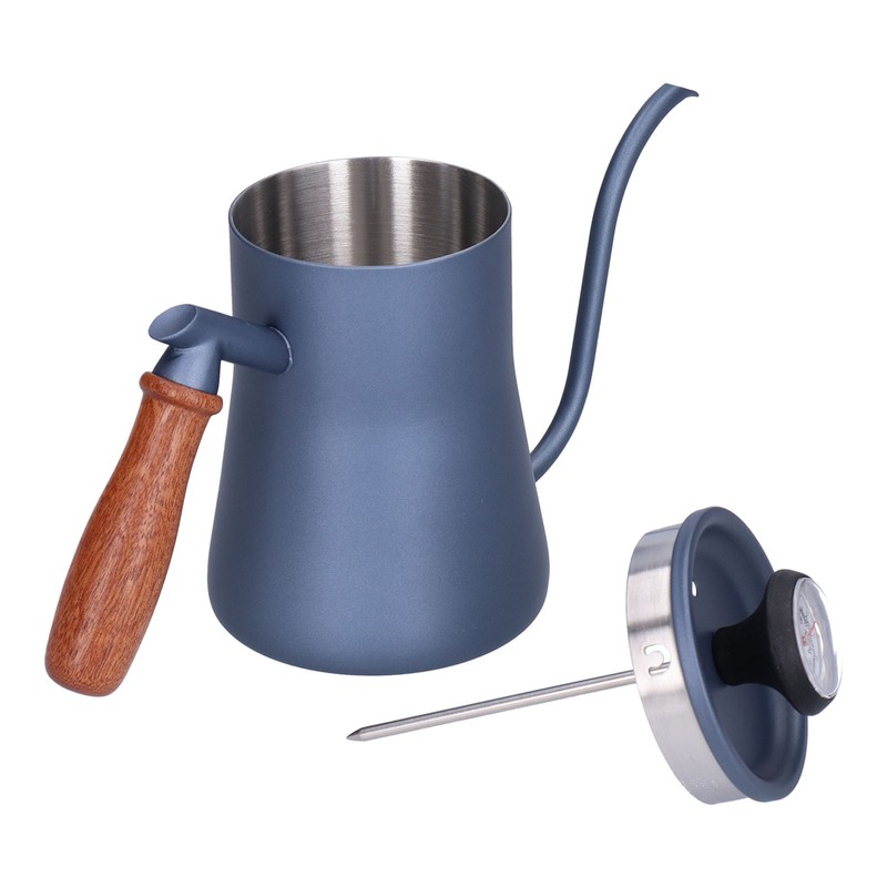 550ml Gooseneck Coffee Kettle Pour Over Coffee Maker with Thermometer