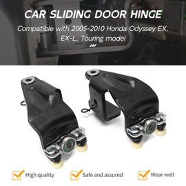 Sliding Door Roller Assembly Left and Right Upper Center Roller Replacement for Honda Odyssey EX, EX-L, Touring Model 2005-2010 Replaces 72561-SHJ-A21 72521-SHJ-A21 924-128 924-129 1 Pair