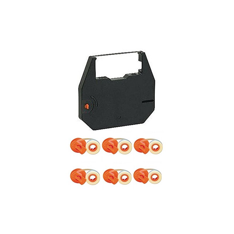 Value Pack Nakajima Correctable Ribbon and 6 Correction Tapes, AX,