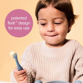b.box Fork and Spoon for Babies and Babies, Supervised by Pediatric Occupational The, Right and Left Handed, Dishwasher Safe, Genuine b.box Cutlery Set, Ocean