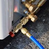 2Pcs Refrigerant Charging Valve Set, 5/16" Safety Adapter Flow Control