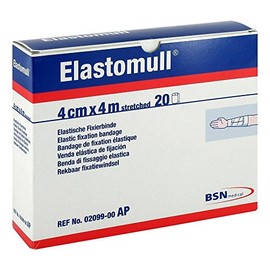 Elasto 2099 Elastic Fixation Bandage Gauze 4 cm x 4 m Pack of 20)