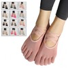 HL] Non-slip Toe Socks Double X Yoga Socks Pilates 01. Full-Finger (Black)/ONESIZE 2ea