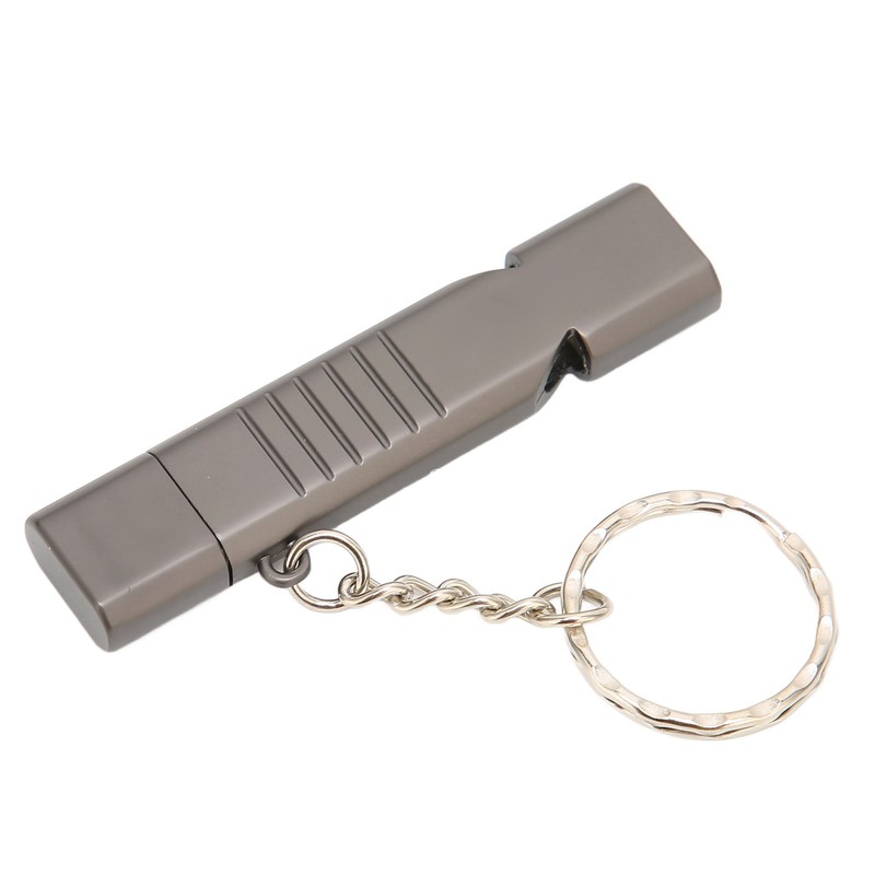 Whistle Flash Drive SOS Outdoor Waterproof 120dB Sound Multifunction Zinc