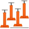 4 Pcs House Floor Jacks for Leveling,11-16" Height Range,9920 lbs