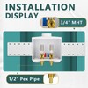 1-Pack Niikappu Pex Washer Box, 1/2" PEX Inlet x 3/4"