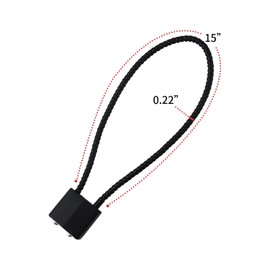 Lockforall Cable Gun Locks with Keys - Keyed Alike 15" Cable Gun Safe Lock for Pistols, Handguns, Rifles, and Shotguns, Home and Storage for Firearm Locking and Safety, DOJ Approved(15" 10 Pack)