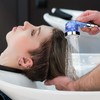 LukLoy Blue Shampoo Bowl Sprayer Head with Filter, 1/4" Nut
