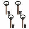 4pcs M8*71mm Antique Brass Mirror Frame Screws Antique Brass Swivel