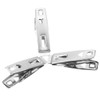 HappyHome Stainless Steel Silver Clothespins Set of 20 Cute Clothespins