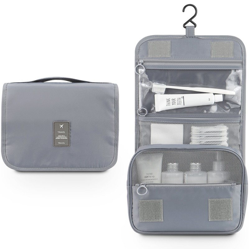 Mossio Hanging Toiletry Bag - Large Cosmetic Makeup Travel Organizer