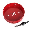 SagaSave 155mm HSS Bi-Metal Hole Saw with Corn Hole Drilling