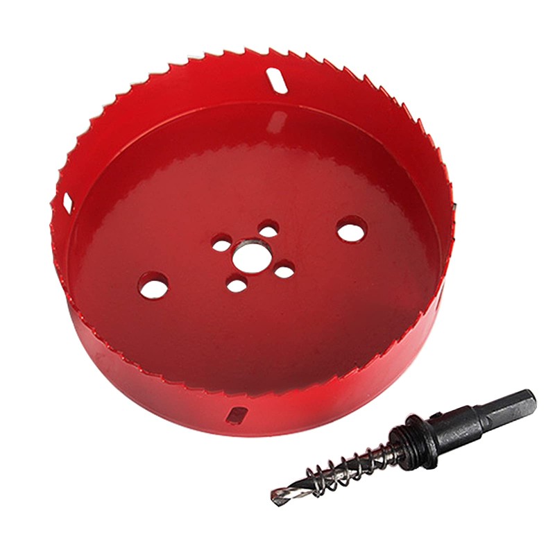 SagaSave 155mm HSS Bi-Metal Hole Saw with Corn Hole Drilling