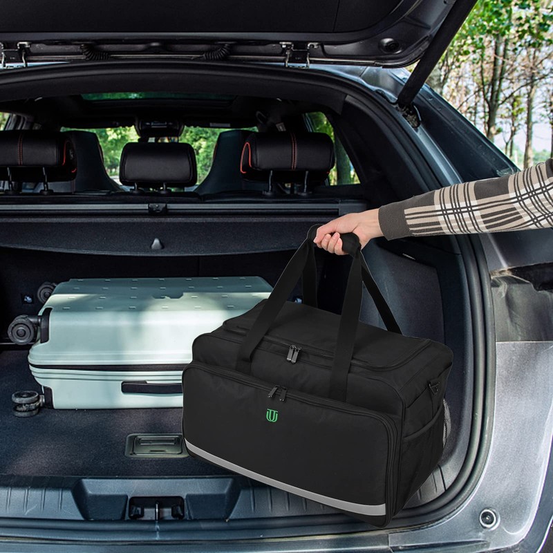 Jaffzora Large Car Detailing Bag, Cleaning Caddy for Auto Detailing
