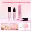 Pink Tinted Lip Plumper Serum - Natural Moisturizing Balm for