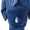Wearable Shark Sleeping Bag Soft Cozy Flannel Hooded Blanket for