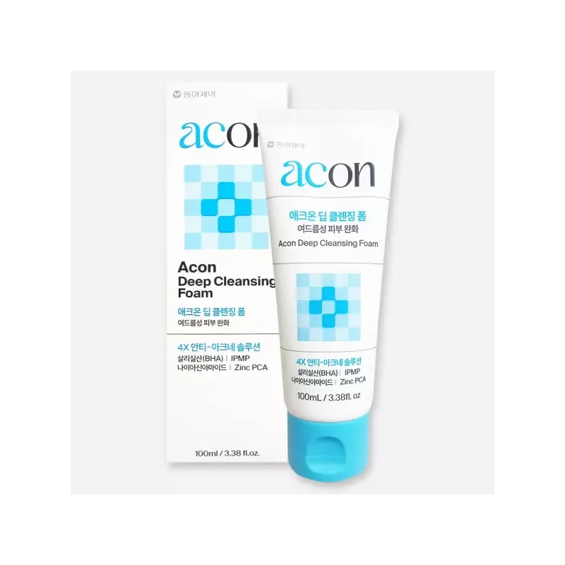 Aekon 애크온 딥 클렌징 폼 100ml / 저자극 여드름 피부