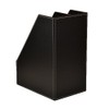 Vertical Style,Leather Magazine Holder Office Desk Organizer File Document Tray