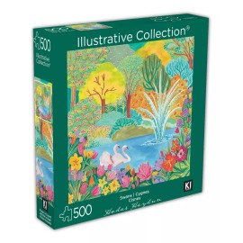 Ki Puzzles Rompecabezas Cuadrado Lago De Los Cisnes 500 Pz Ki Puzzles