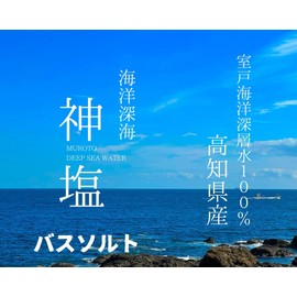 Muroto Deep Sea Water Deep Sea Sea God Salt (Bath Salt) Natural [12.2 oz (600 g) / 12 Servings] Includes Measuring Spoon, Bath Cosmetic