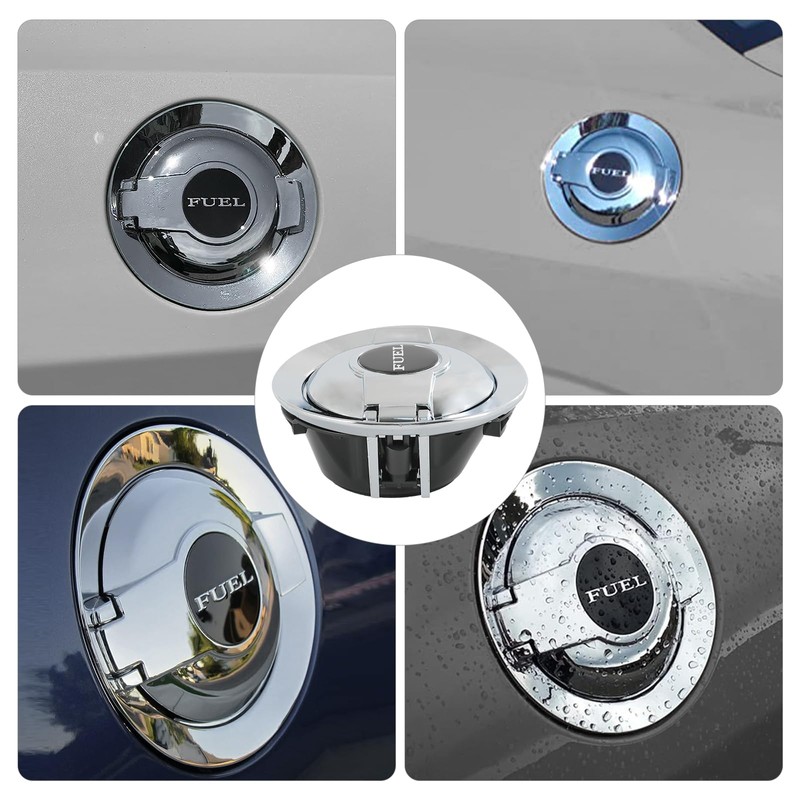CARMOCAR gas cap Fuel Filler Chrome 68250120AA Replacement for 2008-2023