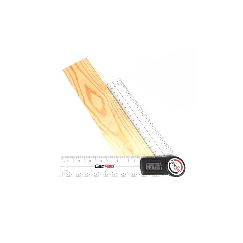 GemRed Digital Protractor Enhanced ABS Ruler