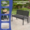 IPYNBAP Bench Cushions for Outdoor Furniture, 45x18x3 Inch, Waterproof＆Fade Resistant