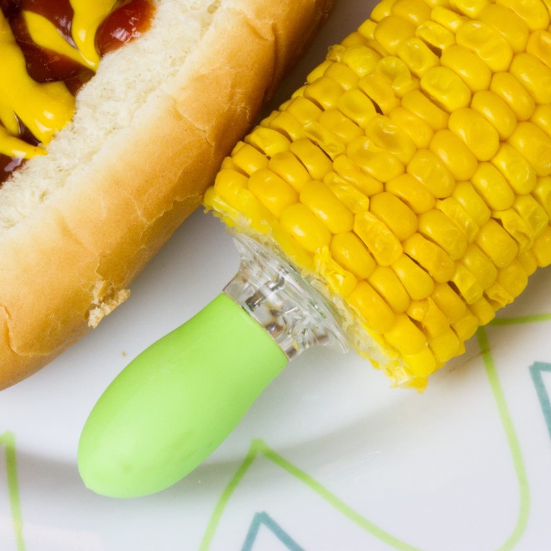 Chef Craft Classic EZ Store Jumbo Corn Holders, 8 piece