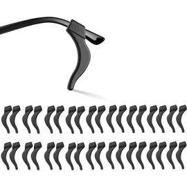 Retenedores de Lentes, 20 Pares Soporte para Gafas Silicona, Retenedores Gafas Antideslizantes, Ganchos Silicona Suave para las Orejas, Sujetadores Lentes de Sol, Lectura.