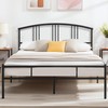 VECELO 14 inch Queen Bed Frame Metal Platform Mattress Foundation