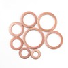 Sutemribor 150PCS 8 Sizes Copper Metric Sealing Washers Flat Washers
