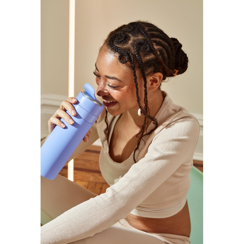 Drink Through Lid for Insulated Water Bottles, Leak-Proof, Carrying Handle,