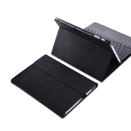 xisiciao - Funda protectora para Surface Pro 7 / Pro 6 / Pro 5 / Pro 4 con soporte para bolígrafo, cubierta delgada de poliéster de ángulo múltiple, compatible con teclado tipo cubierta (12.3