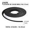 Closed Cell Foam Weather Strip 1 inch W X3/ 8