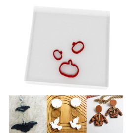 Custom Cutters Pumpkin Shape Polymer Clay Cutters | Mini/Tiny Plastic Cutter for Baking, Fondant, Pastry, Icing, Jewellery (1.5/2/3CM)