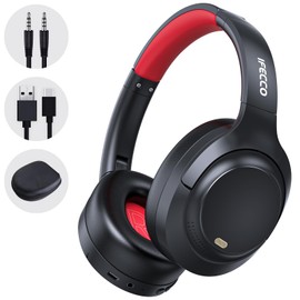 IFECCO Kabelloser Bluetooth Over-Ear-Kopfhörer mit Active Noise Cancelling, 100h Spielzeit im ANC-Modus, mit Mikrofon, faltbares HiFi-Stereo Bluetooth kopfhörer/kopfhörer kabellos Bluetooth Over Ear